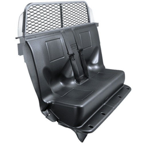 Setina Transport Seating Solutions, Full Replacement Seating, Optional SmartBelt Center-Pull Electronic Seat Belt System, For 2012-2019 Ford Interceptor Utility(#12VS Cargo Partition Required)(Recommended For Tall Man Partitions)